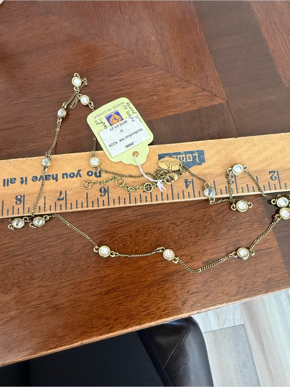 New JK Long necklace
